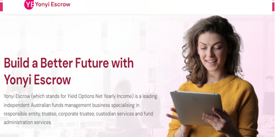 Yonyi Escrow Unveils Cutting-Edge Escrow Service, Pioneering Financial Security in Australia
