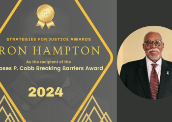 Strategies for Justice Announces Recipient of Moses P. Cobb Breaking Barriers Award