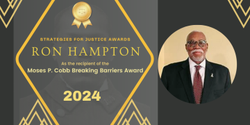 Strategies for Justice Announces Recipient of Moses P. Cobb Breaking Barriers Award