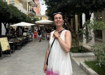 A blank page in a writer’s work, like a portal to infinity