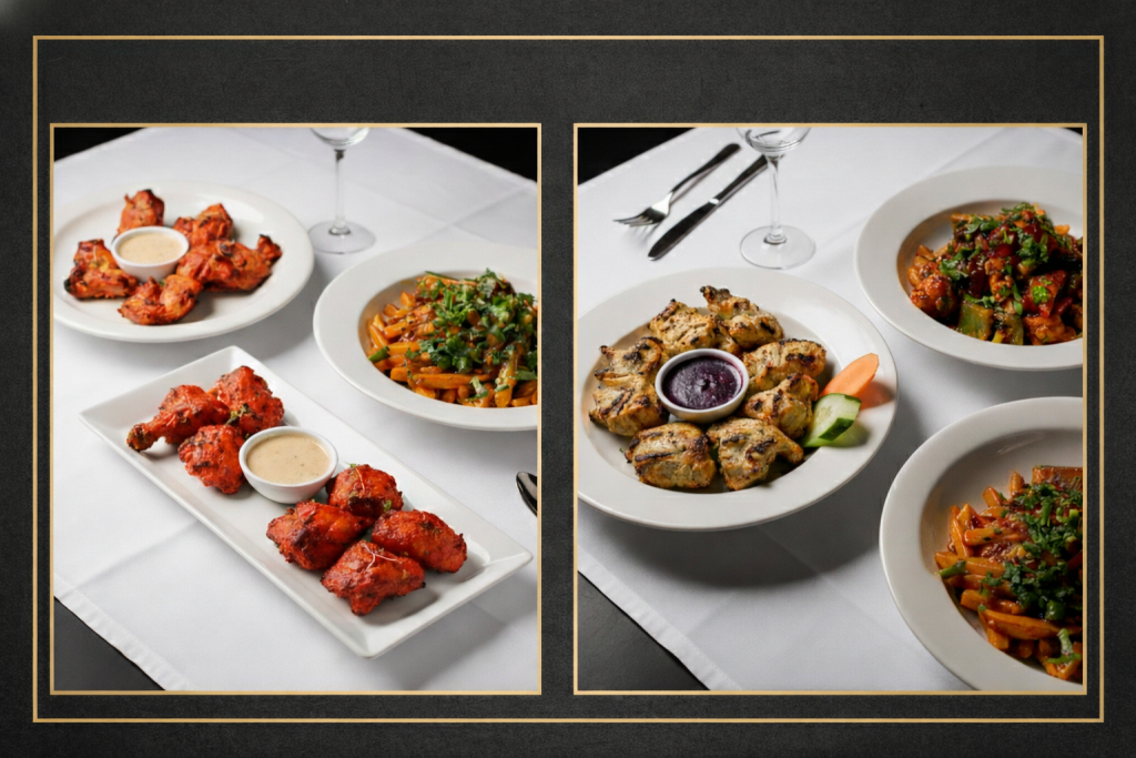 Tandoori chicken and grilled delights